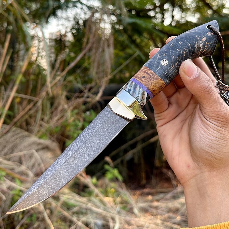 刀锋英雄乌兹钢刀户外刀具野外生存刀防身刀开刃战术刀随身小刀高硬度