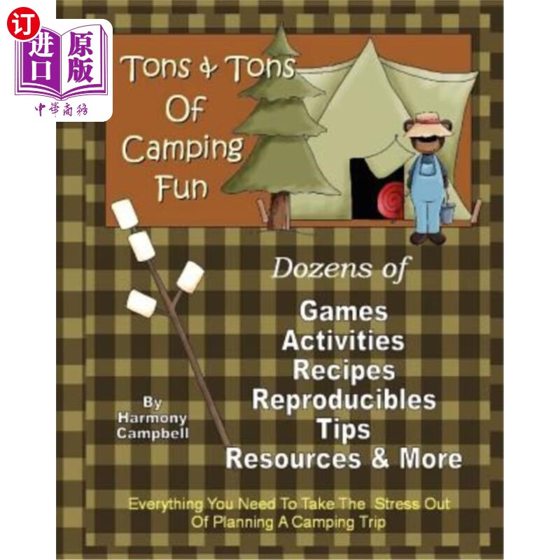 海外直订tons & tons of camping fun 无数的露营乐趣