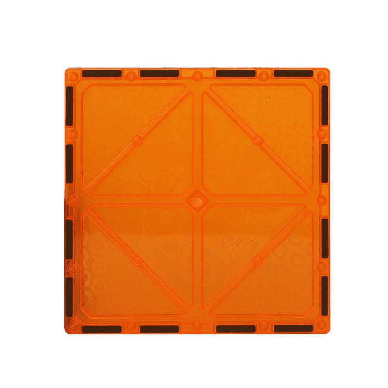 纽奇（Nukied）彩窗管道磁力片散片配件正方形边长7.5cm  散装可自由搭配组合 实心正方形磁力片（大号）