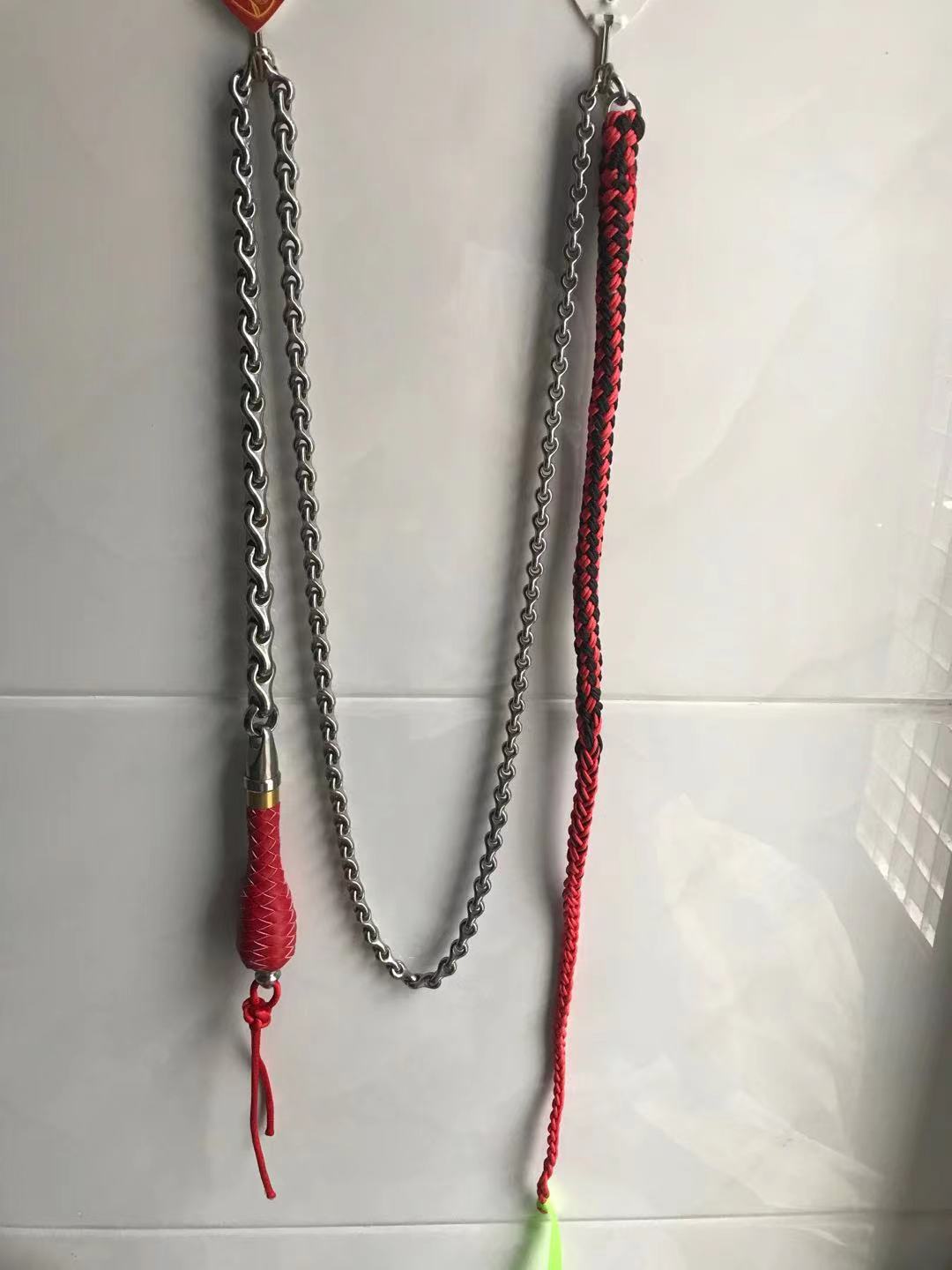 佧森滋龙骨鞭麒麟鞭子响鞭健身甩鞭老年锻炼初学大全不锈钢短环钢鞭