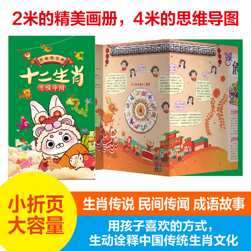 正版 写给孩子的十二生肖思维导图 十二生肖故事绘本图画书 传统文化
