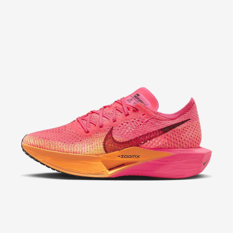 耐克(nike)vaporfly 3 全掌碳板女士跑鞋 稳定缓震回弹公路竞速马拉松