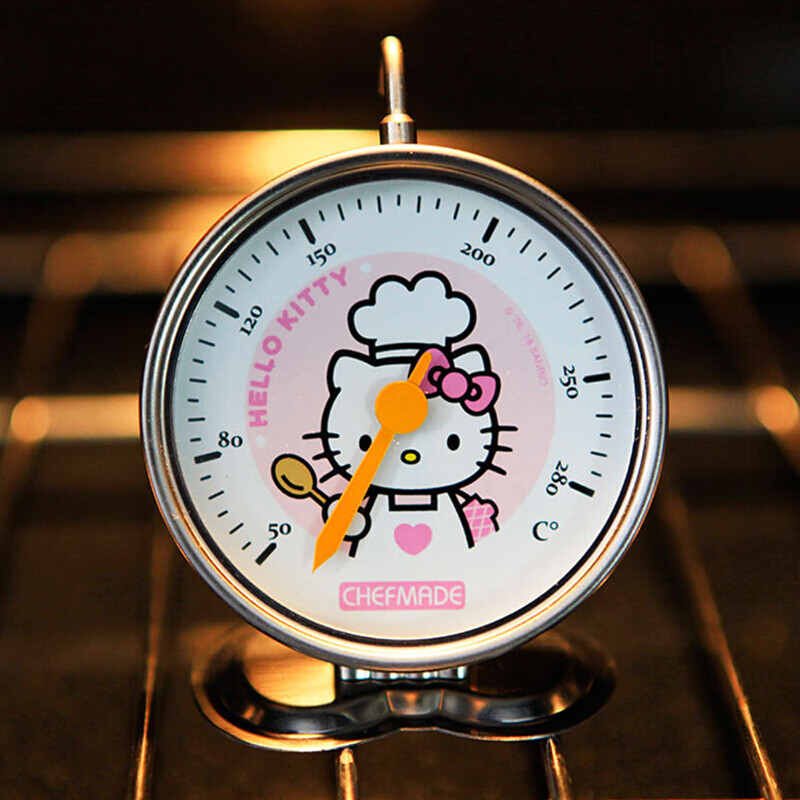 学厨 HELLO KITTY(凯蒂猫)正版授权悬挂式 厨房烤箱温度计 耐高温 KT7055