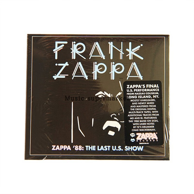 frank zappa  zappa 88 the last u.s. showus版 2枚装现货