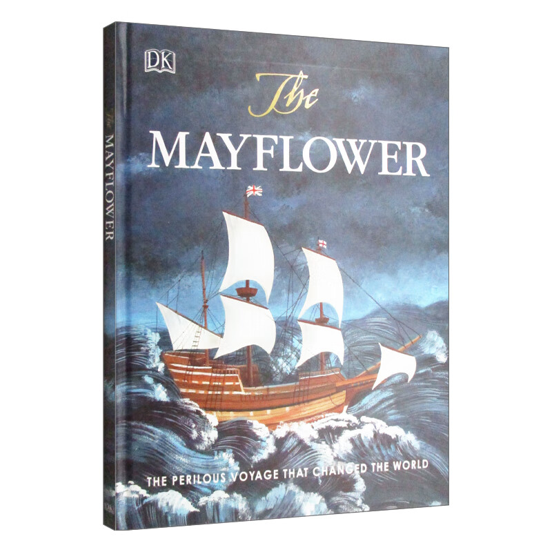 the mayflower 英文原版 五月花号船 精装 历史 儿童图画书 英文版