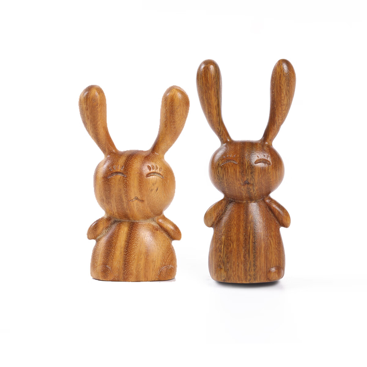 承善堂绿檀木可爱兔鼻刮按摩脸部刮下颌鼻梁刮痧板点穴面部按摩方便捷