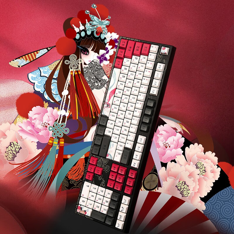 �����壨Varmilo�� �й��ﻨ��ϵ�� ������V2��е���� �칫����  ���̻�е ������MA108�����߰׵� ������V2ӣ������