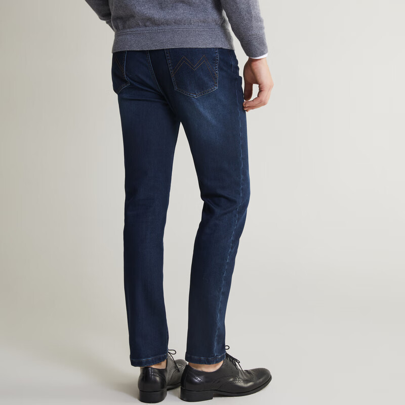 MAYOR男装商务休闲环保面料内里绒面高品牛仔裤 蓝色 30 (170/78A)