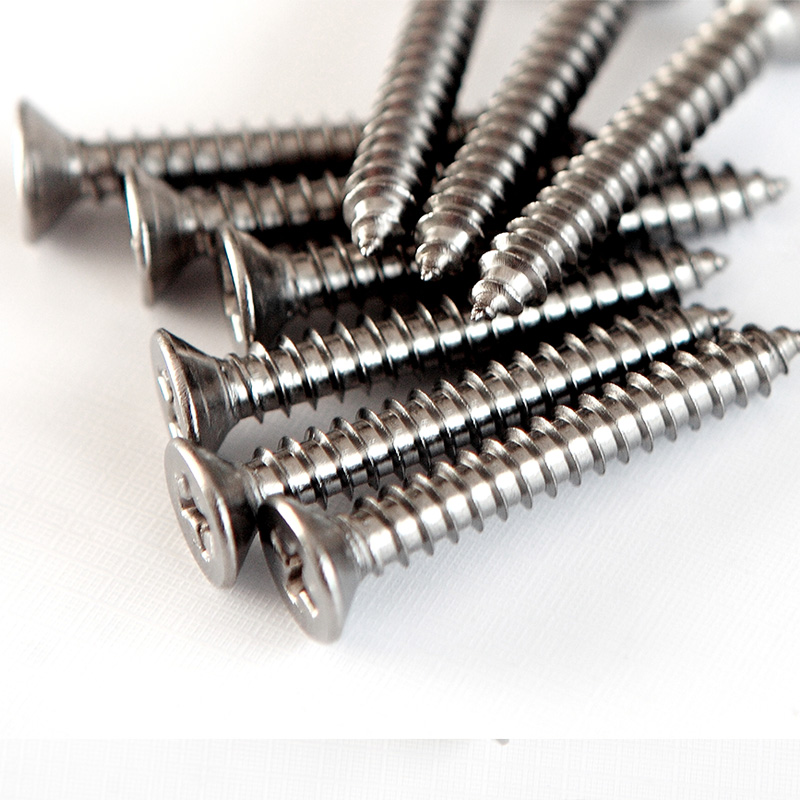 定制8mm自攻螺丝 304不锈钢沉头十字自攻螺丝 平头自攻螺钉 m8*25-100