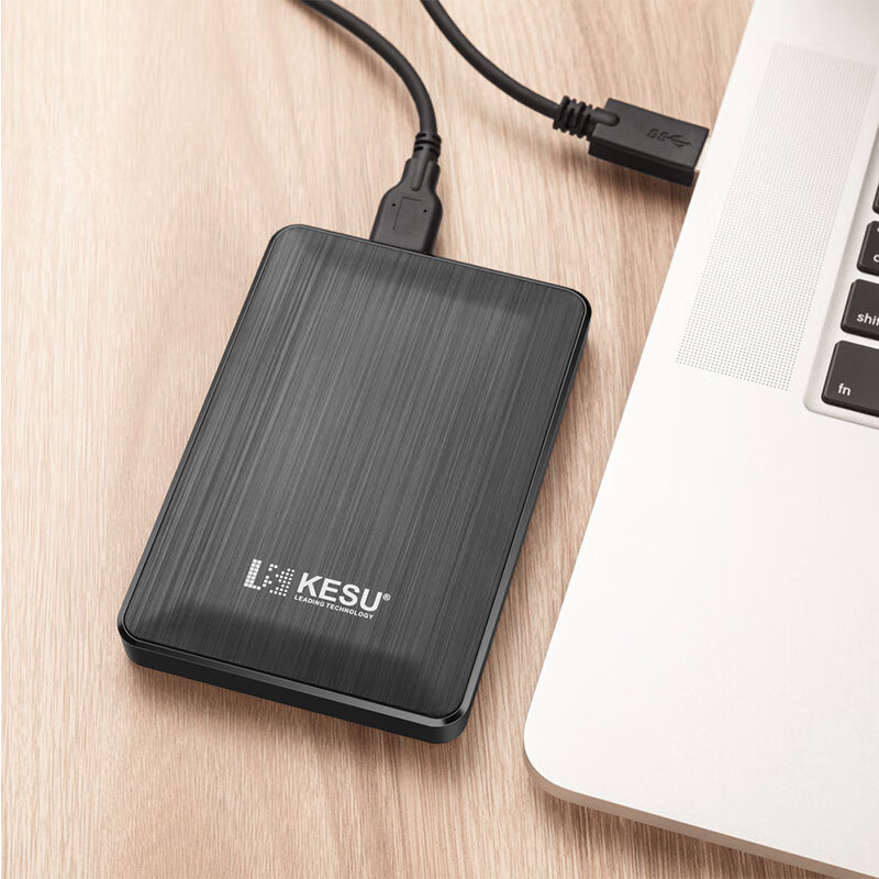 科硕 KESU 移动硬盘加密 1TB USB3.0 K1 2.5英寸时尚黑外接存储文件照片备份