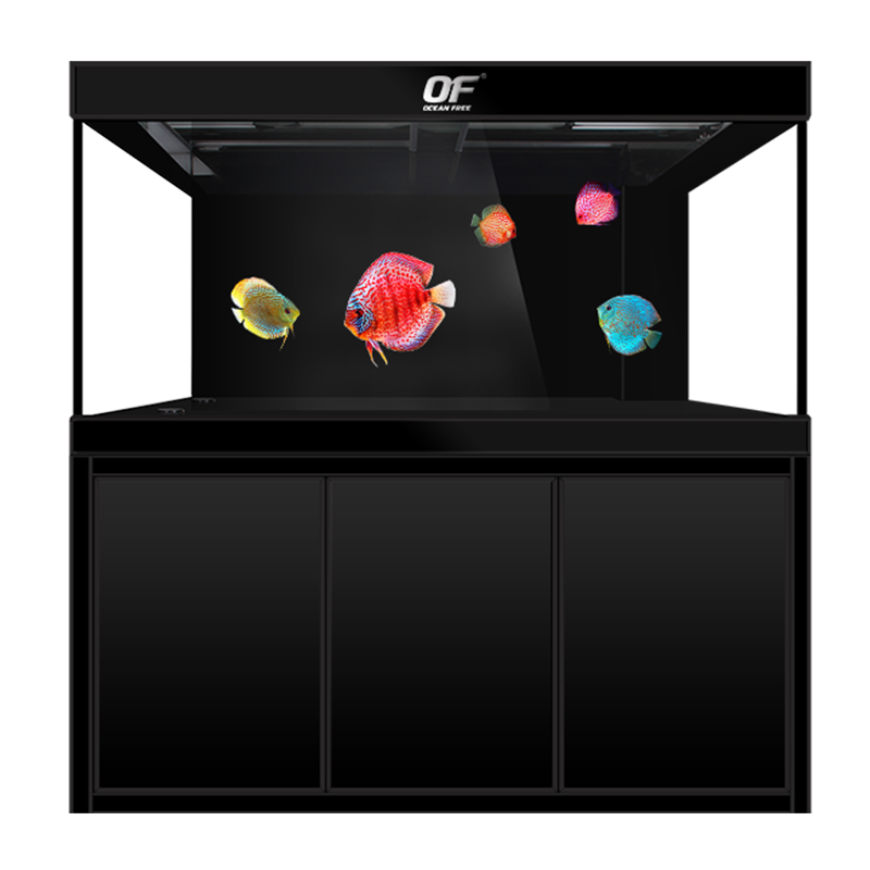 仟湖of大型龙鱼缸浔龙殿Ⅱ风水鱼缸水族箱底滤大型水族箱家用免换水