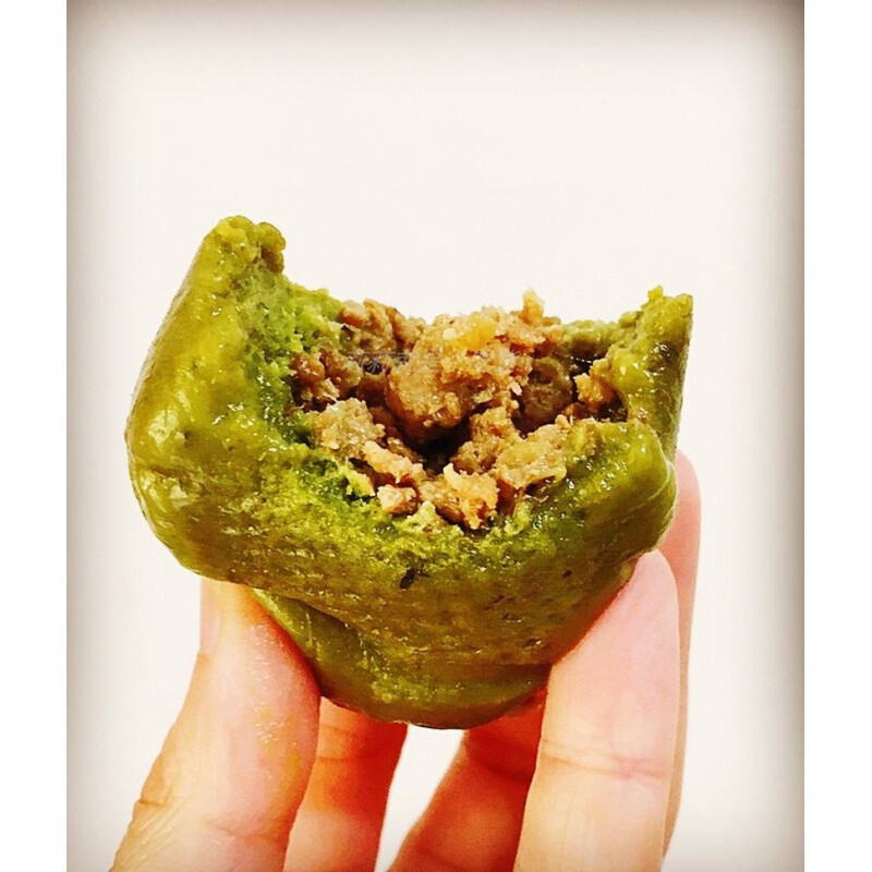 虎钢馋四川传统名小吃崇州怀远三绝经典名店叶儿粑冻糕豆腐帘子 艾草