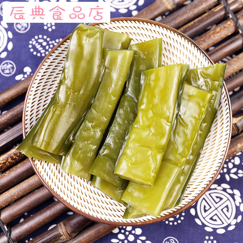 宅米兔粗梗 老梗切片吃 饭专用 2500克 盐渍海白菜裙带梗裙带菜 2500g