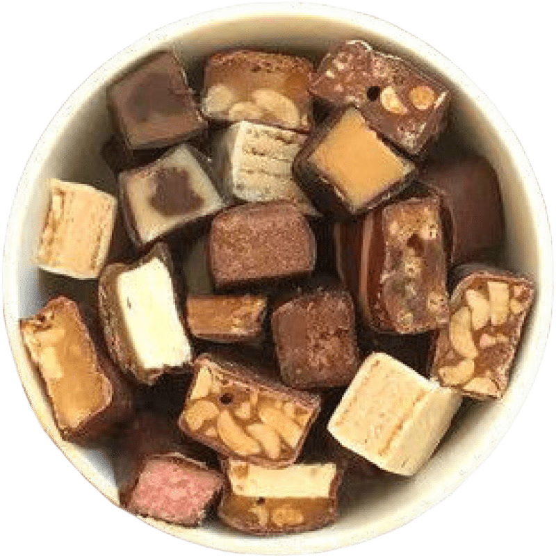 斯拉都尼彩俄罗斯进口糖果紫皮糖巧克力水果糖混合装零食散装糖喜糖年货 俄罗斯混装糖果1000g (2斤)