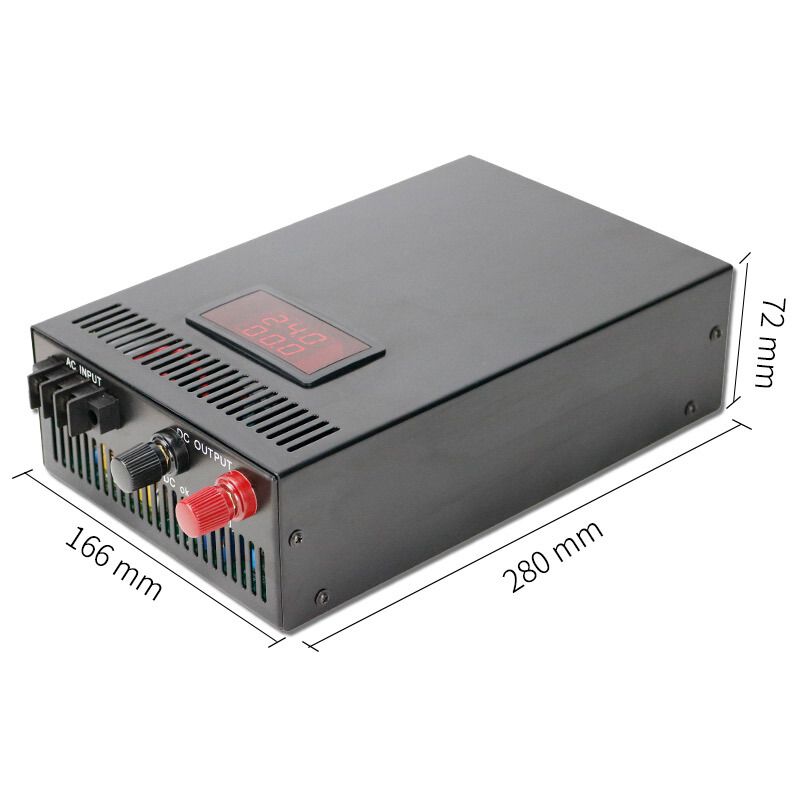 定制0-300v伏0-5a大功率可调开关电源1500w高压电源带数显监控变压器