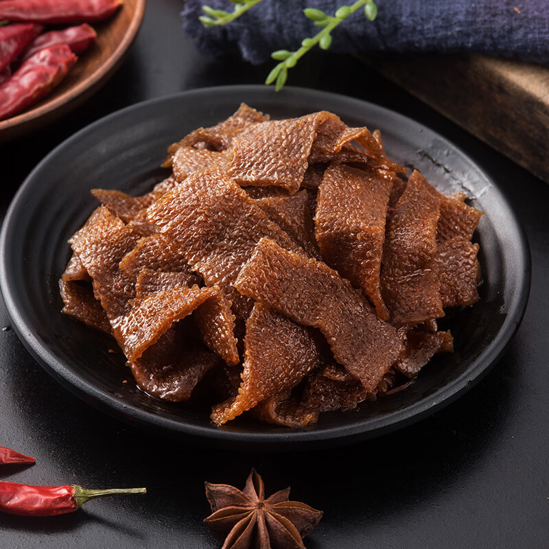 金磨坊火锅素毛肚18g素涮毛肚魔芋爽魔芋丝辣条小包装零食休闲品 香辣
