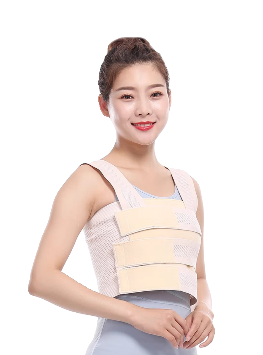 乳腺术后压力绷带乳腺加压绷带胸部手术带护胸带预防术后积液 左 m