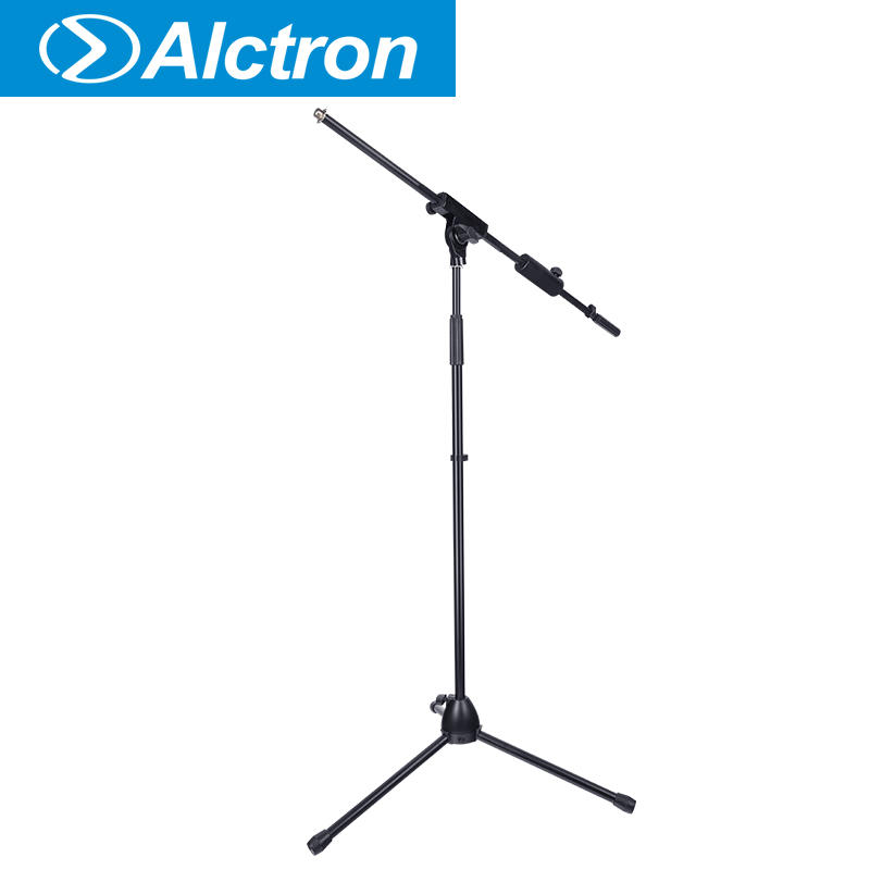 爱克创（Alctron） SM710落地话筒支架录音麦克风支架高度可调节麦落地式话筒支架舞台现场支架 黑色