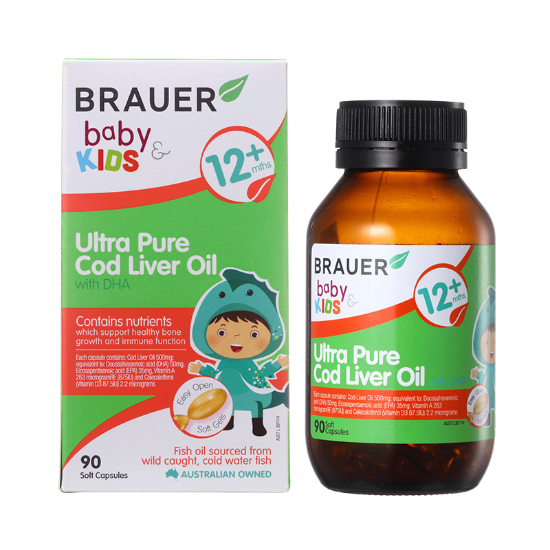 蓓澳儿（Brauer）儿童鱼油DHA胶囊：优质营养选择，价格趋势良好