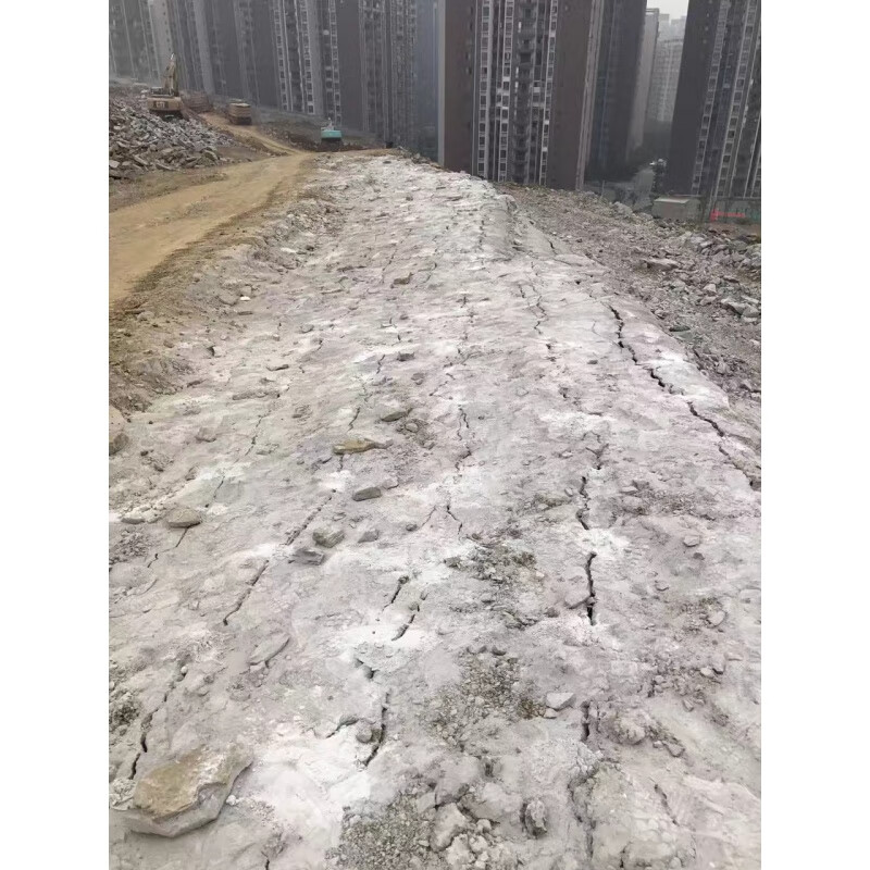 翰鸥斐岩石膨胀剂 石头破碎 高效快速开裂 无声静态破碎剂 裂石剂20kg