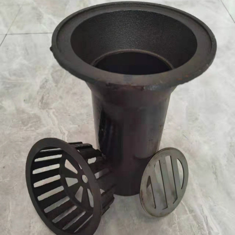 爱帛哆虹吸式雨水斗铸铁87型雨水斗落水斗直排内插式地漏星斯酷 dn75