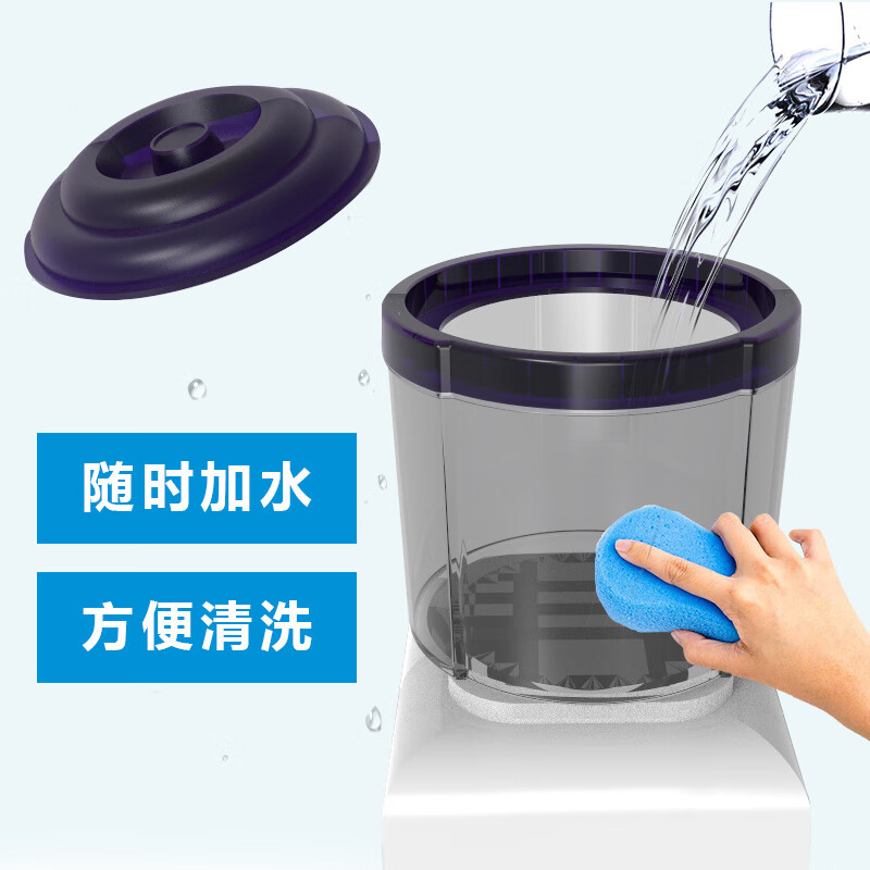 饮水机桶装水桶纯净水桶桶食品级水桶可加水家用水桶通用上置带盖 咖啡色 K1