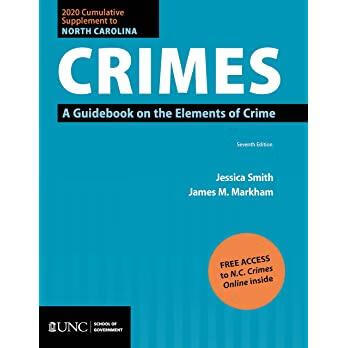 预订 2020 cumulative supplement to north carolina crimes: a