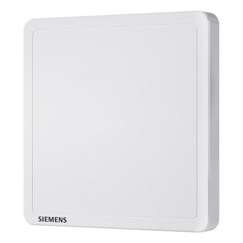 西门子(SIEMENS)开关插座 空白面板盖板 白板 致典雅白色