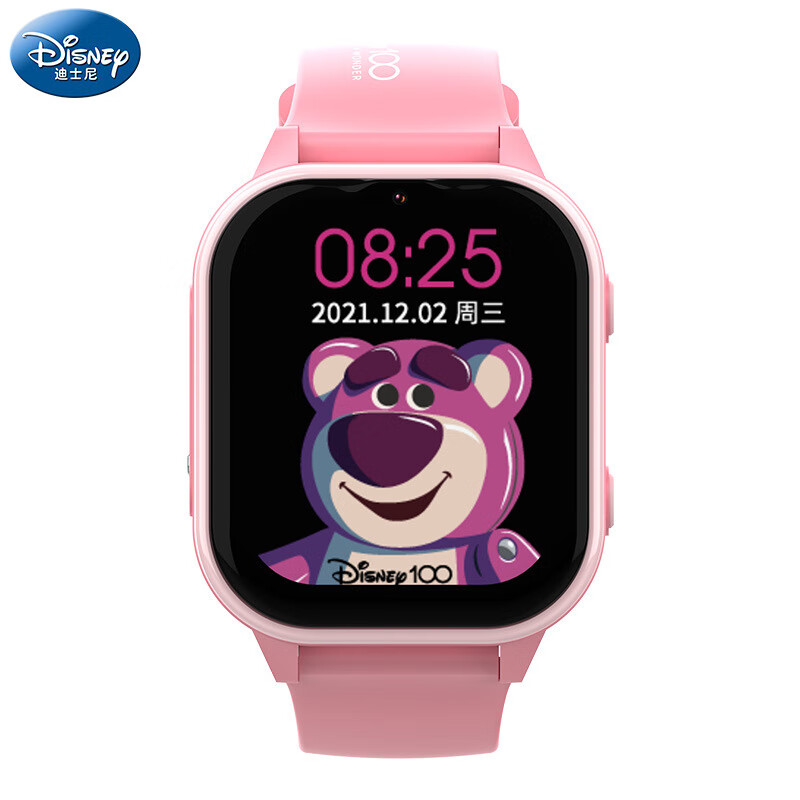 迪士尼(disney)儿童电话手表女孩草莓熊智能定位4g通女童防水小学生