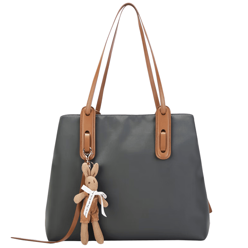 天美意teenmix包包女包轻奢托特包大容量牛津布防泼水双主袋单肩包