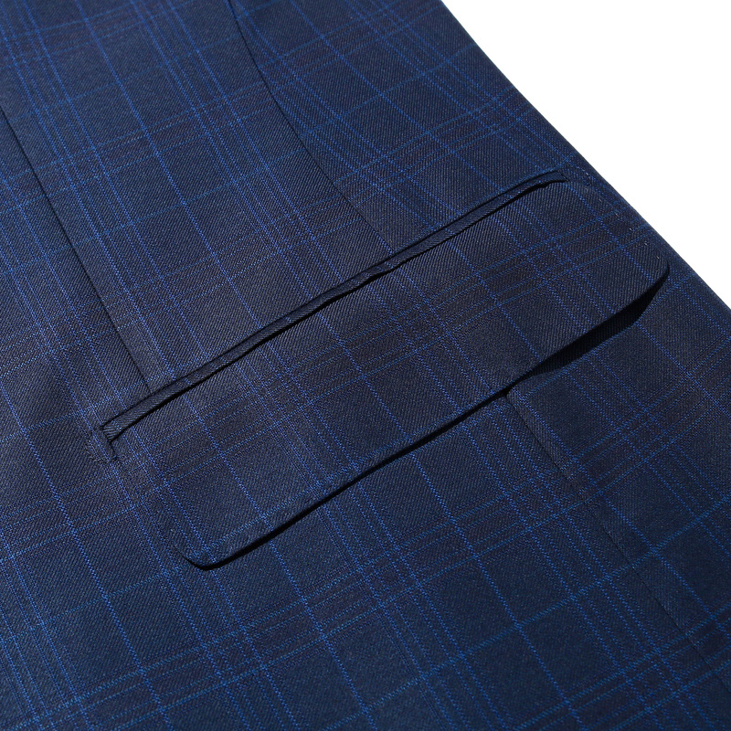 MAYOR男装进口面料纯羊毛进口面料商务正装西服外套 深蓝色 170A (170/92A)