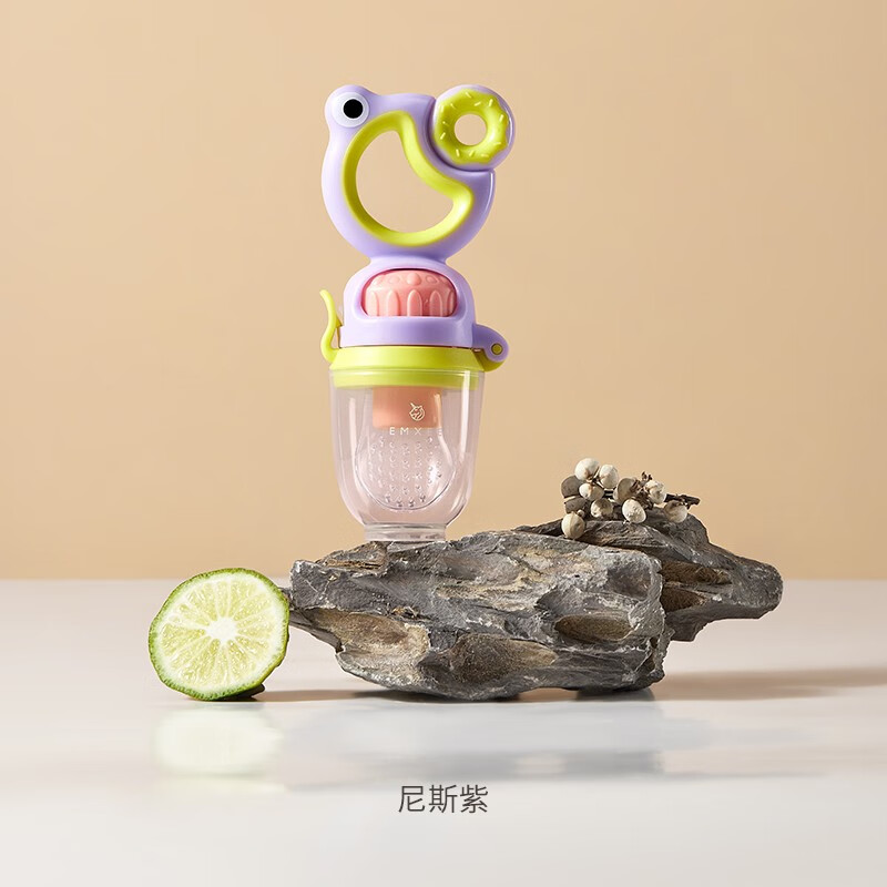嫚熙（EMXEE）咬咬袋婴儿食物果蔬硅胶玩乐宝宝吃水果辅食器贪吃娃系列 尼斯紫使用感如何?