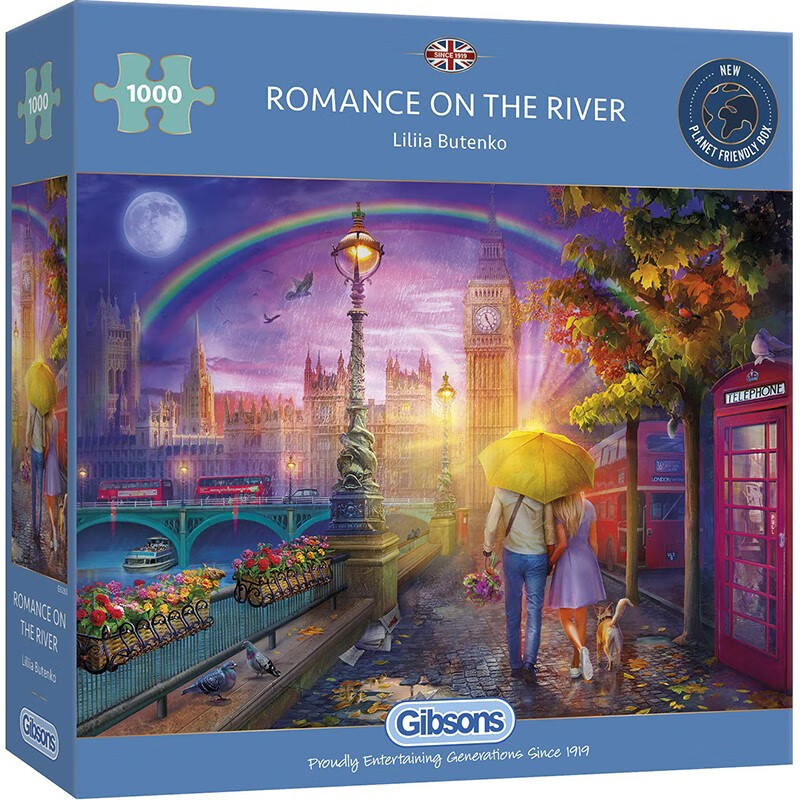 gibsons英国进口拼图1000片浪漫的泰晤士河g6283