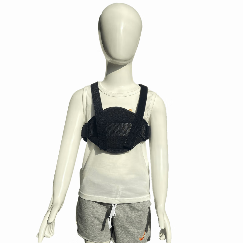 漏斗胸矫正吸盘 儿童鸡胸器漏斗胸青少年肋骨外翻护胸心脏开胸术 黑色