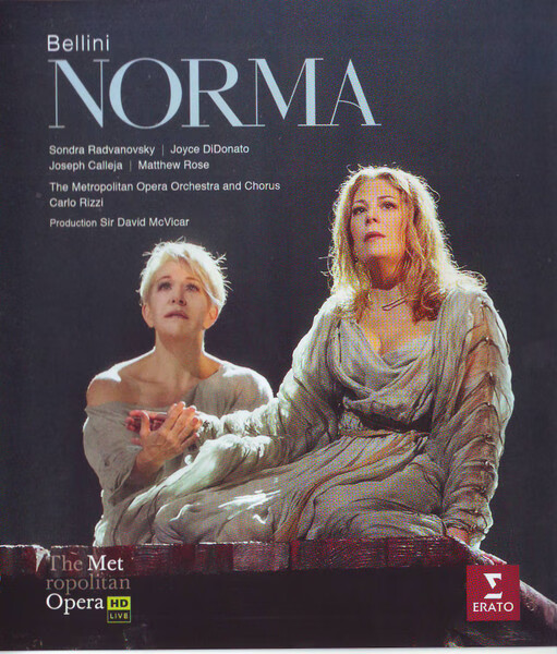 【中图音像】贝里尼:歌剧《诺玛》(大都会歌剧院实况录像)- 桑德拉.