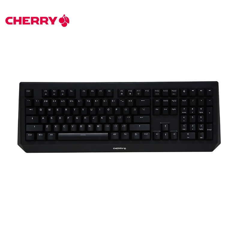 樱桃（Cherry）MX1.0 G80-3815LYAEU-2 机械键盘 有线键盘 游戏键盘 全尺寸机械键盘 黑色 红轴