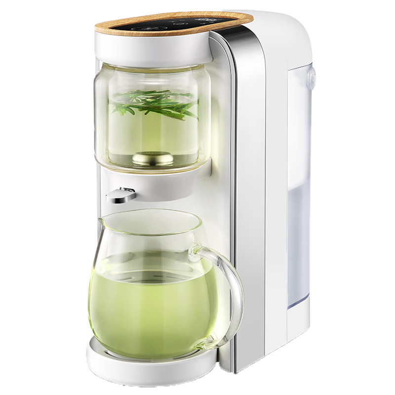鳴盞即熱茶飲機養生壺煮茶器自動(dòng)上水泡茶機家用熱水壺辦公室懶人茶具M(jìn)Z906B 1.2L /MZ906B即熱型