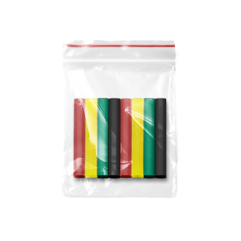 歌閣熱縮管防水絕緣套管電線接頭保護(hù)套數(shù)據(jù)線充電線修復(fù)軟收縮管 彩色164pcs（1袋套裝）高效熱縮