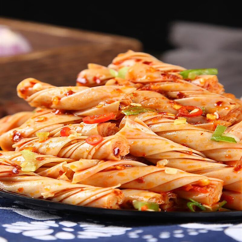 贝棋禾豆筋丁干豆筋豆制品干货手撕豆皮腐竹豆棒豆卷人造素肉豆筋棍