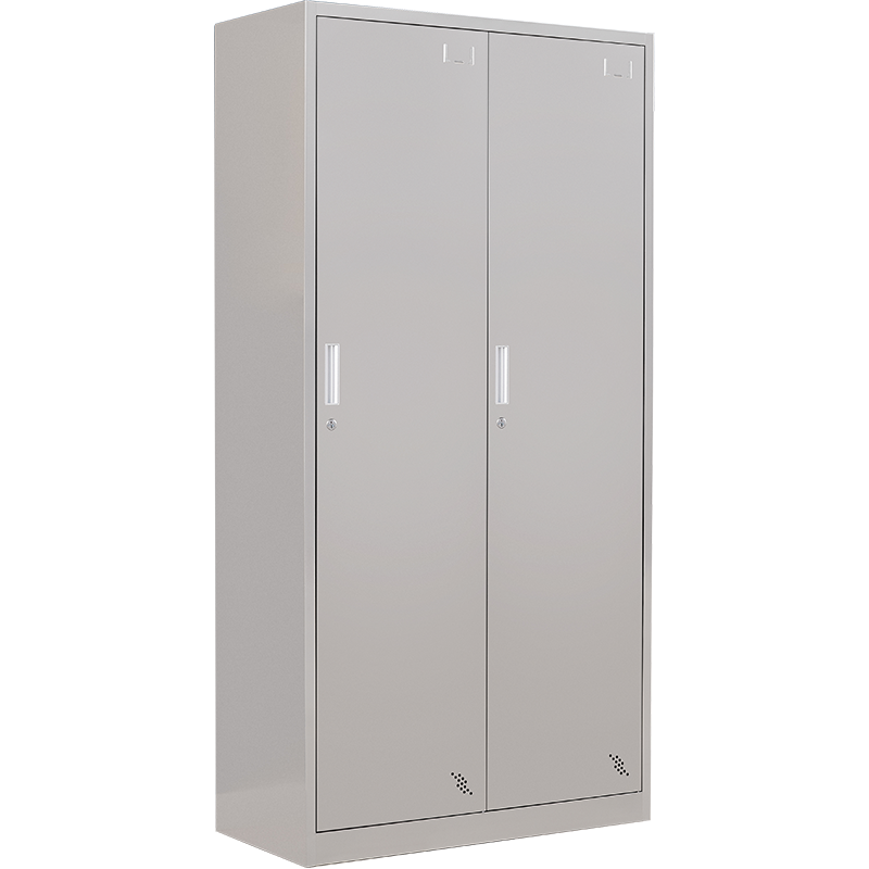 初嘉(CJ)不锈钢更衣柜存包柜员工储物柜车间浴室换衣柜 二门更衣柜