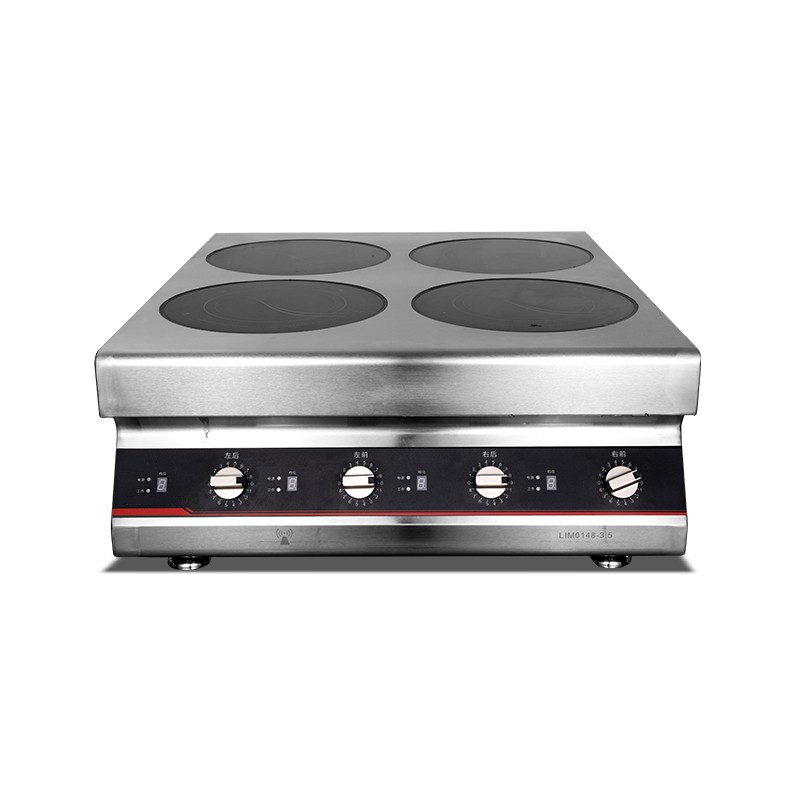 酒店饭店大功率两/四/六眼多头台式煲仔炉多孔商用电磁炉3500w青鲨