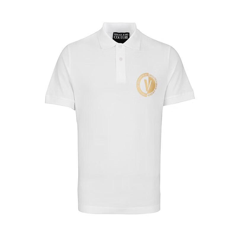 versace jeans couture范思哲男装polo衫 品牌logo商务休闲男士短袖