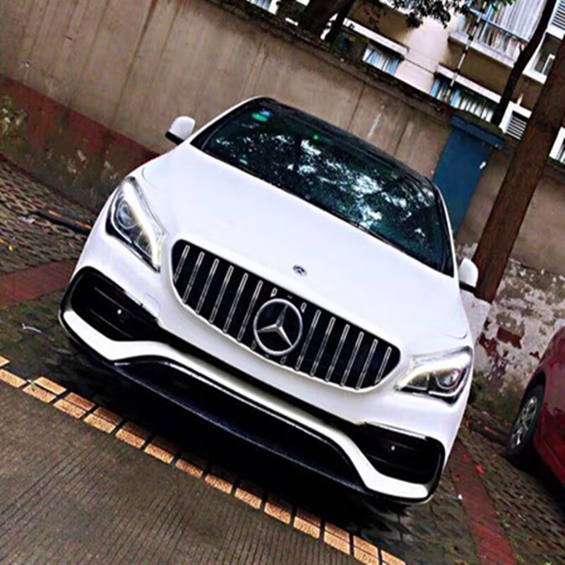 曙业适用于奔驰cla200 220 cla260改装cla45 amg中网尾翼前唇侧裙后唇
