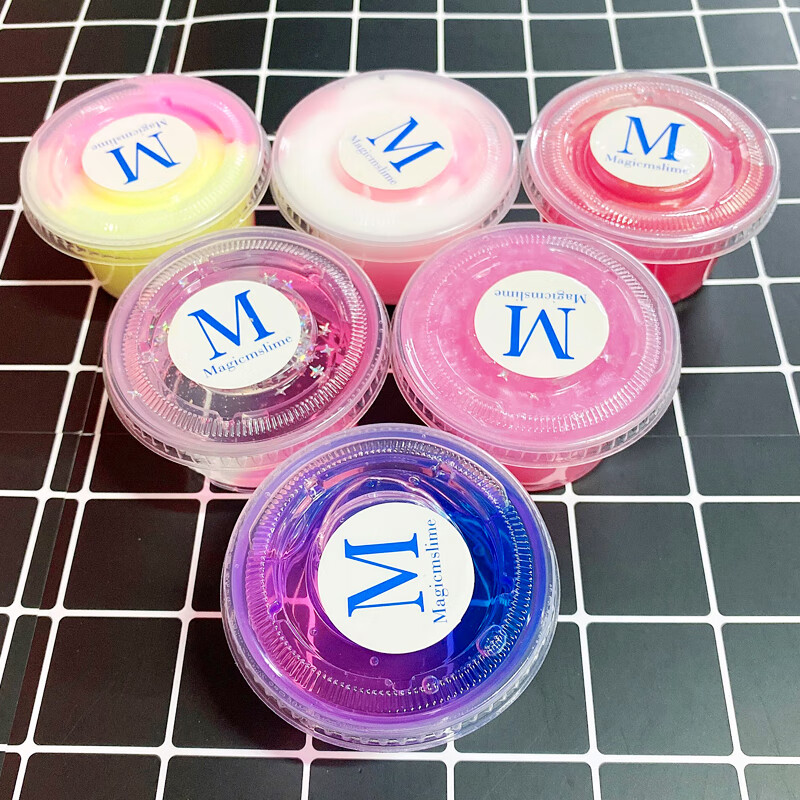 博鹤州m家起泡胶正版m家起泡胶正版儿童网红超仙气晕染晕染 6盒粉色