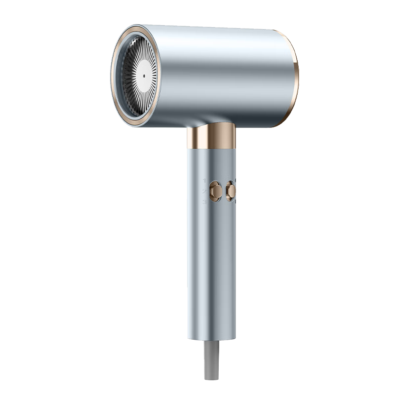 桑晒高速吹风机吹头发家用电吹风轻音负离子大功率不伤发大风力恒温大风量速干电风吹2400W护发吹风筒 【高配高转2400w】高级蓝