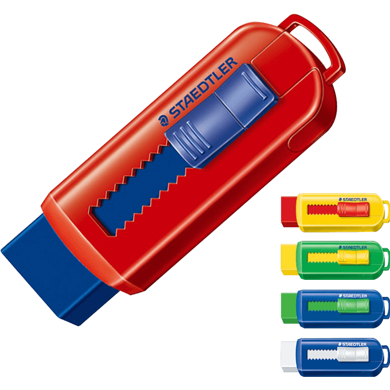 ʩ��¥��STAEDTLER��������Ƥ�� ����ʽ������Ƥ��м�ɾ�Сѧ��ר�ÿ�ѧ�ر�����滭�칫��Ʒ-ײɫ��ɫ��� 7.88Ԫ