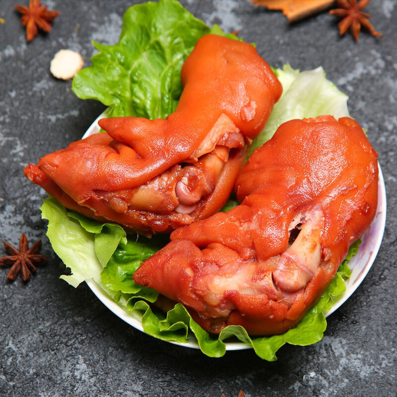 伙火牛卤猪蹄卤猪脚卤味猪爪子前蹄猪手肉类熟食真空开袋即食休闲小