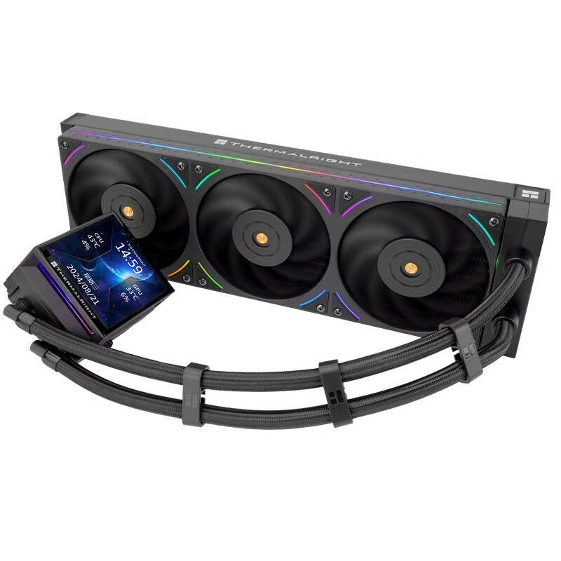 利民（Thermalright） Hyper Vision 360 UB ARGB BLACK 终越视界 CPU水冷散热器 HV360 UB ARGB BLACK(终越视界）