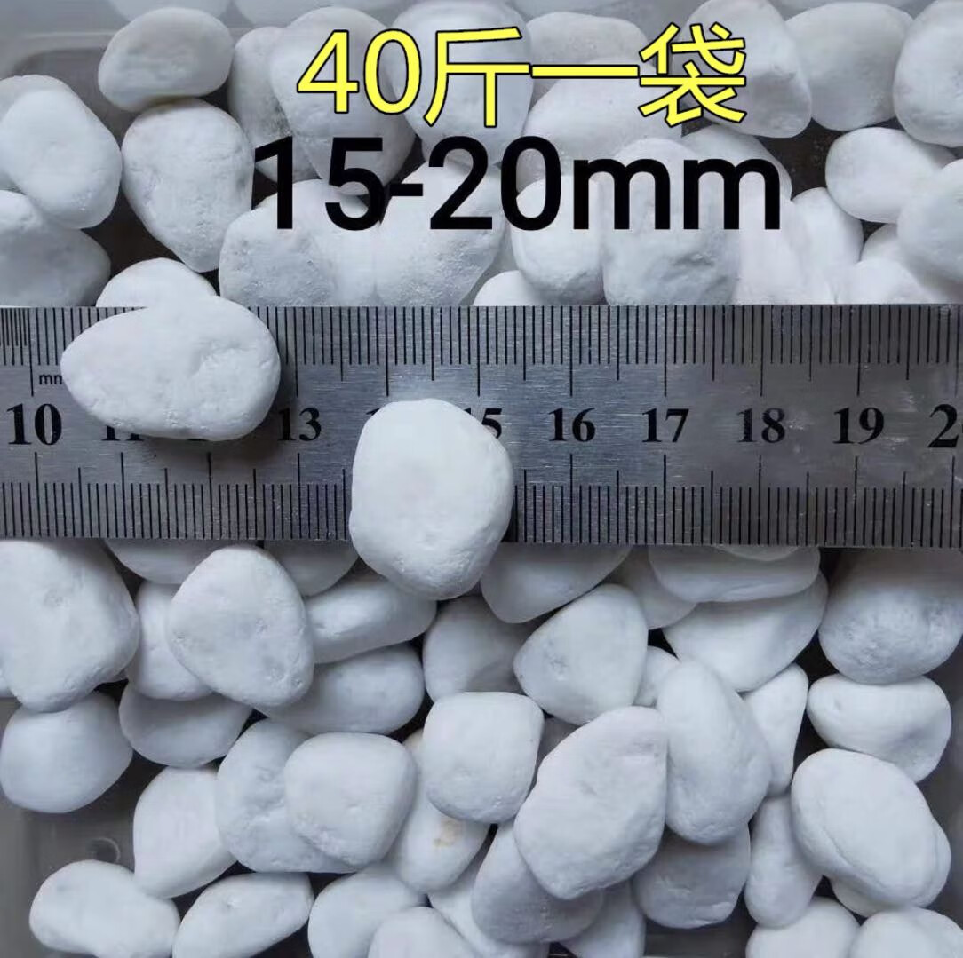 青石板铺路石花园踏步汀步石别墅庭院地砖草坪垫脚户外脚 白色石子