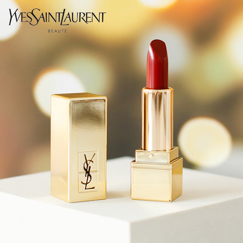 圣罗兰（YSL）口红19661.3g 缎光滋润 暖棕调 便携【渠道】